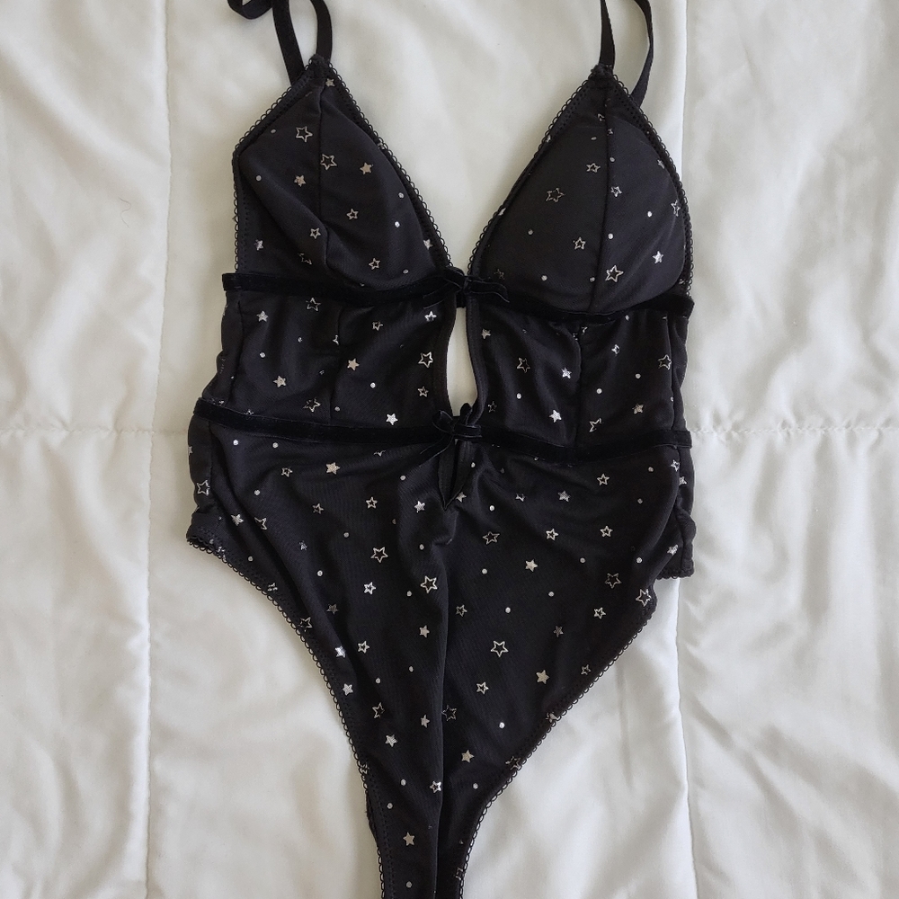 F21 Black Bodysuit